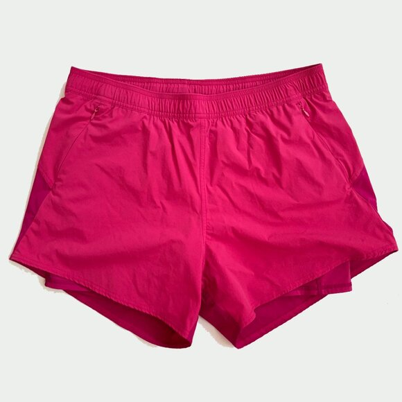 Fair Harbor Shorts Womens The Corliss Pink Lined Athletic Short Raspberry XL - Picture 1 of 6